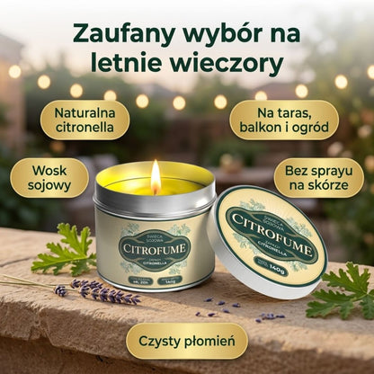 AntyKomar | Sojowa świeca antykomarowa