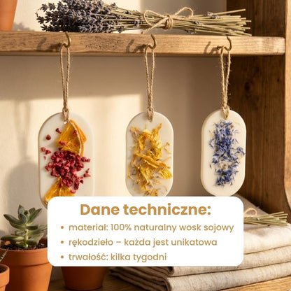 Aromella – Zawieszka zapachowa z wosku sojowego